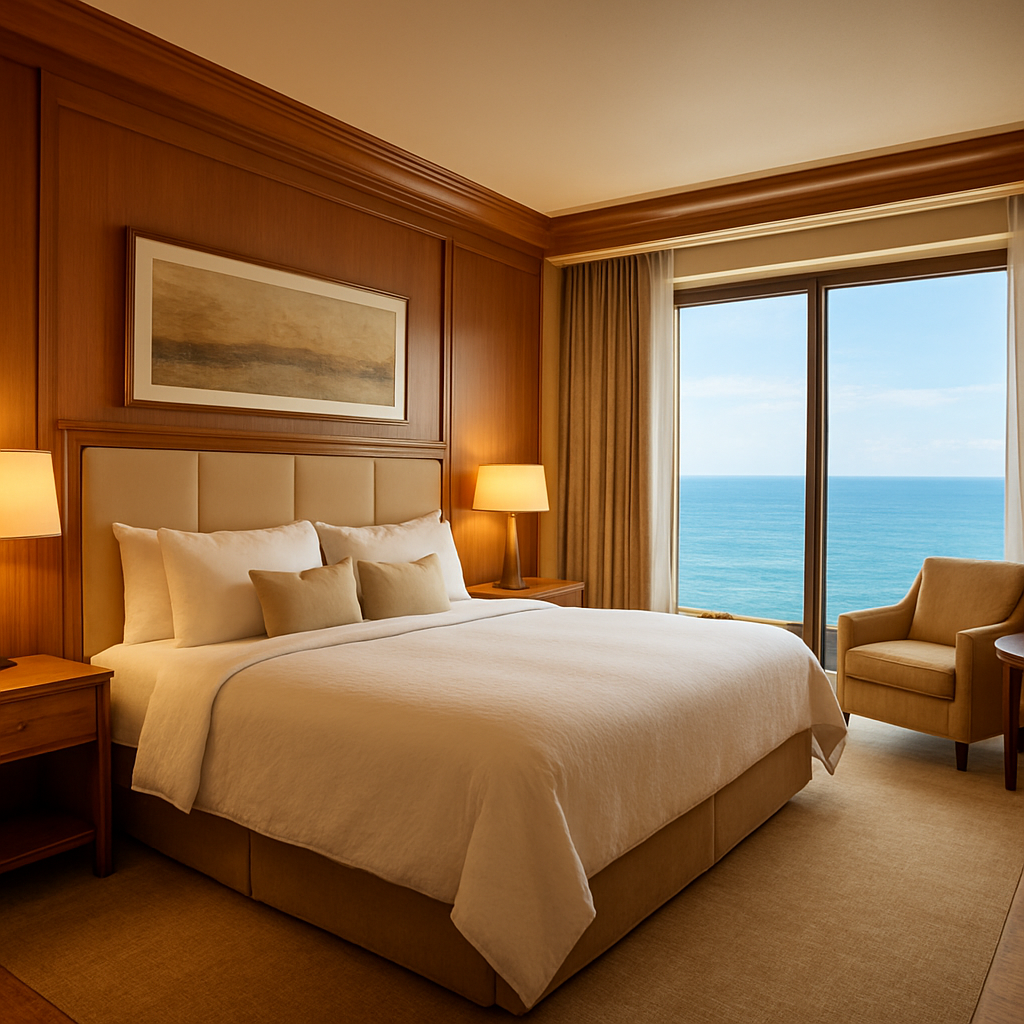 Sea-view suite with king bed